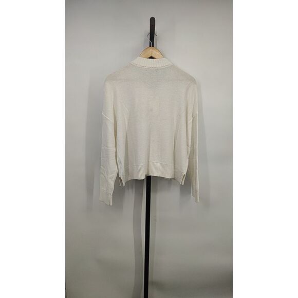 Quince Cream Button-Up Sweater - Picture 3 of 4